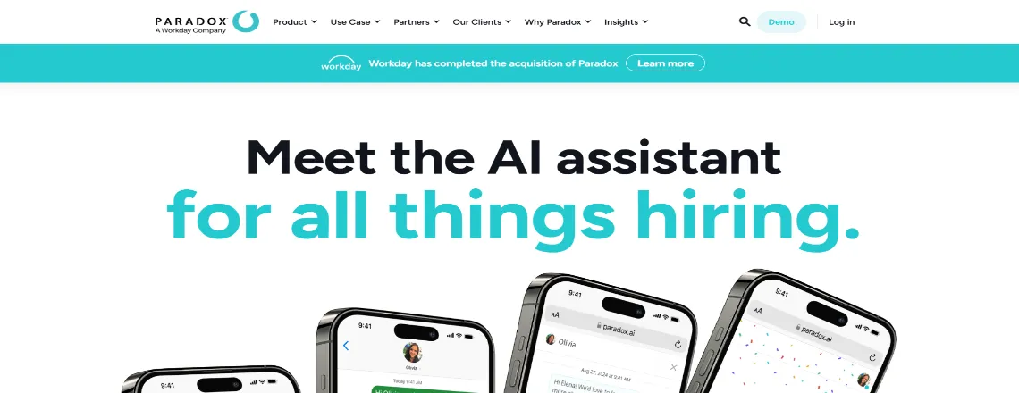 Top 10 HR chatbots in 2025 - Paradox AI