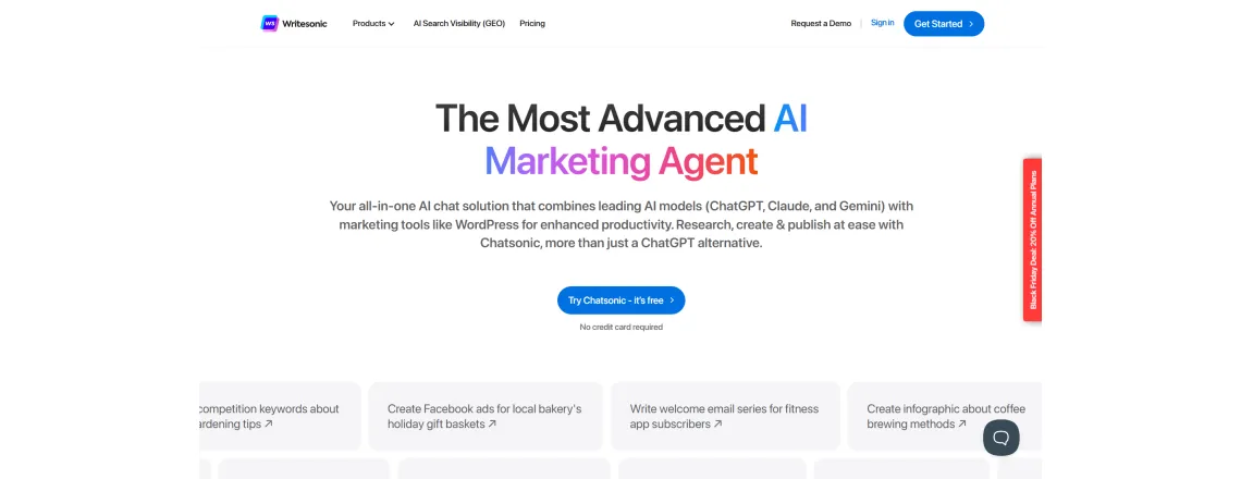 Chatsonic adds extras to ChatGPT-style chat. Includes images and web search.