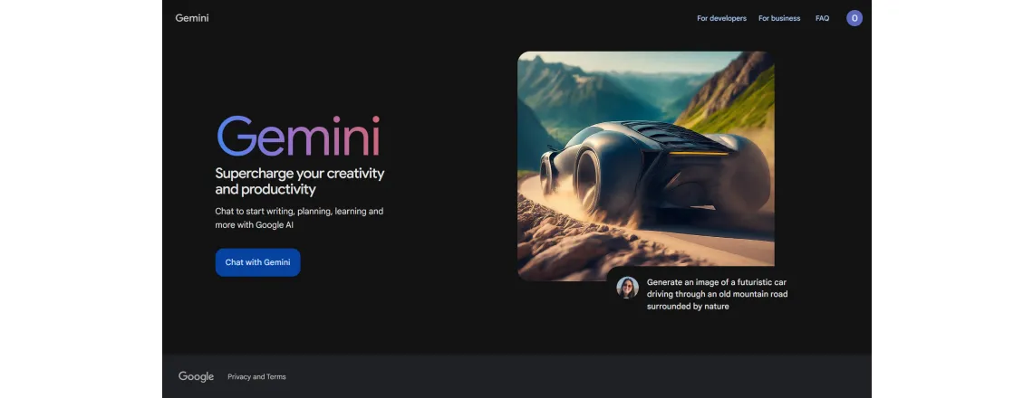Google Gemini (formerly Bard) taps Google's search power. DeepMind tech keeps it accurate.