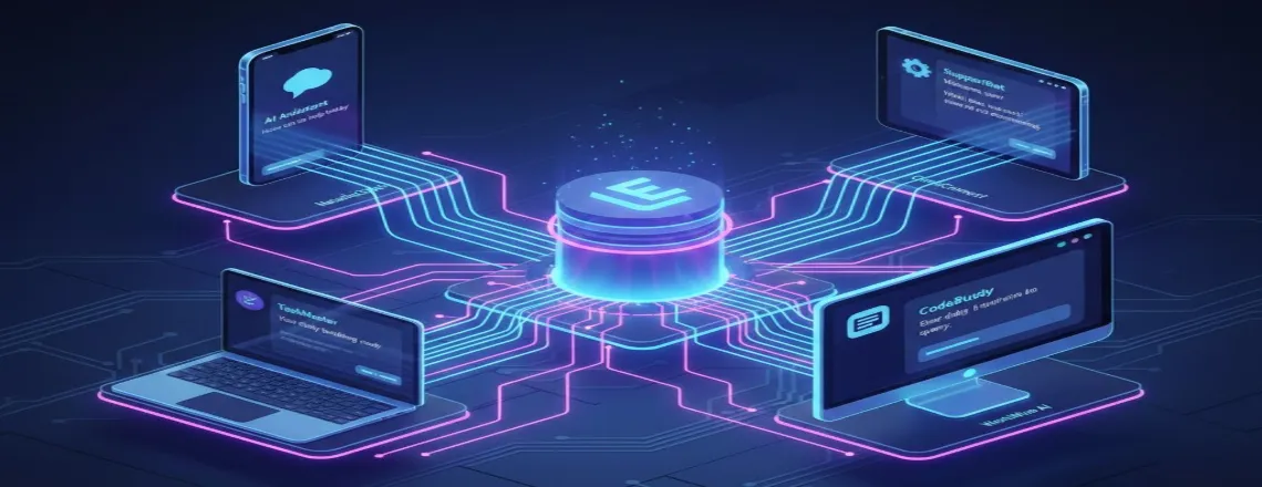 Comparison of frustrated user with traditional email popup form versus happy user engaging with conversational chatbot interface