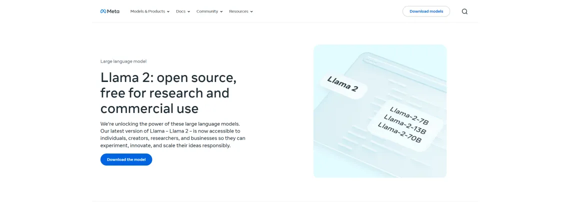 Meta Llama is open-source but powers tons of chatbots. Run it yourself or use hosted versions.