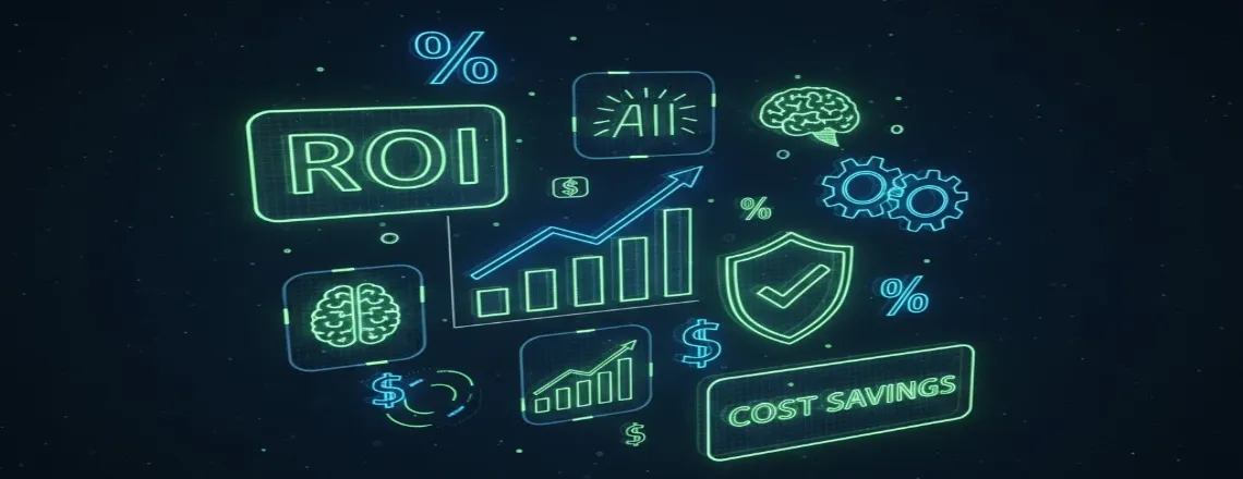 Business ROI and growth metrics from AI chatbot investment