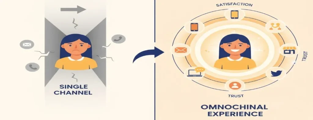 Omnichannel engagement strategies retain significantly more customers and see higher purchase frequencies compared to those with weak omnichannel approaches.